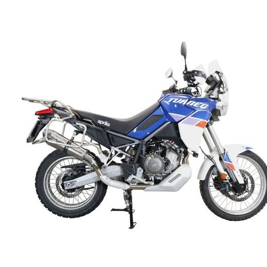 Slip-on exhaust GPR NEW GRAND PRIX EVO TITANIUM E5.A.77.GPAN.TO Brushed Titanium including removable db killer and link pipe