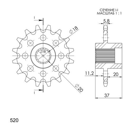 Ritzel SUPERSPROX CST-703:17