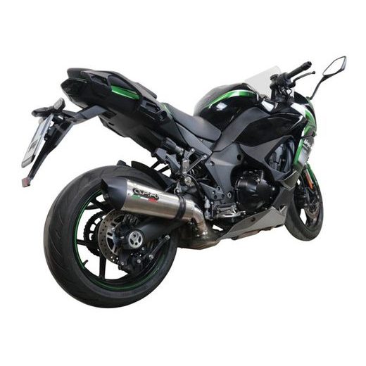 Slip-on exhaust GPR NEW GRAND PRIX EVO TITANIUM K.181.GPAN.TO Brushed Titanium including link pipe