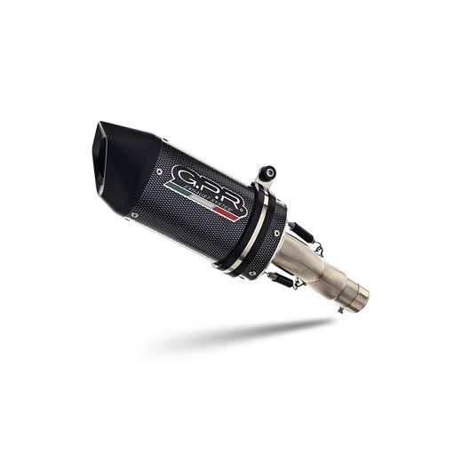 Slip-on exhaust GPR FURORE S.192.GT.FUPO Matte Black including removable db killer and link pipe