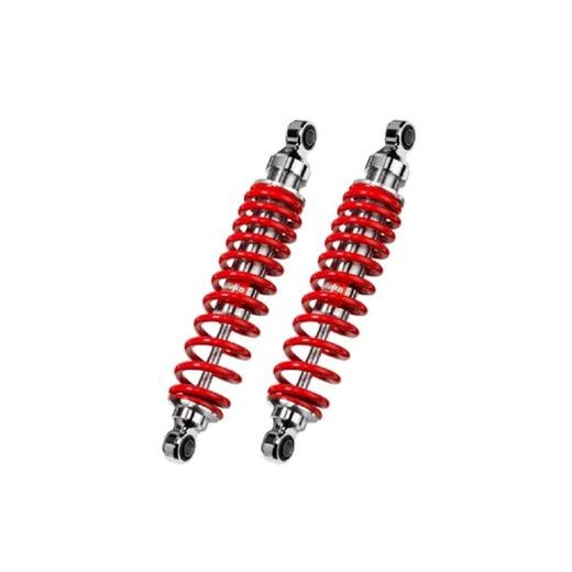 Rear twinshock BITUBO WMB0 with adjustable spring preload red spring