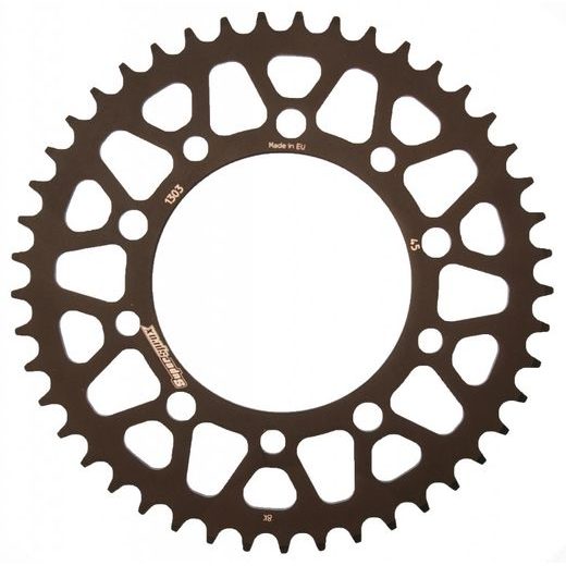 Aluminium-Ketten Rad SUPERSPROX RAL-1303:45-BLK schwarz 45T, 520