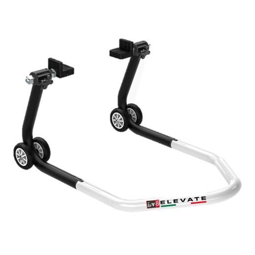 Universal rear stand LV8 E620LG.KW with rubber cursors schwarz/weiss