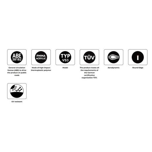 Windschutzscheibe PUIG Z-RACING 22731N schwarz