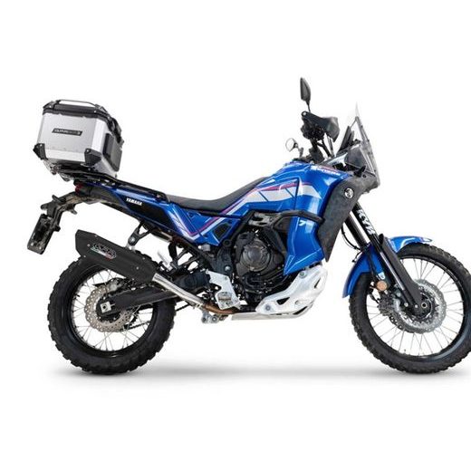 Slip-on exhaust GPR FURORE-X TITANIO NERO E5.Y.232.1.7.FUXTITBL Titanium Matte Black including removable db killer and link pipe