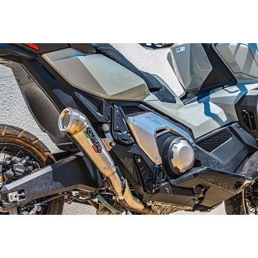 Slip-on exhaust GPR POWERCONE EVO E5.H.262.PCEV Brushed Stainless steel including removable db killer and link pipe