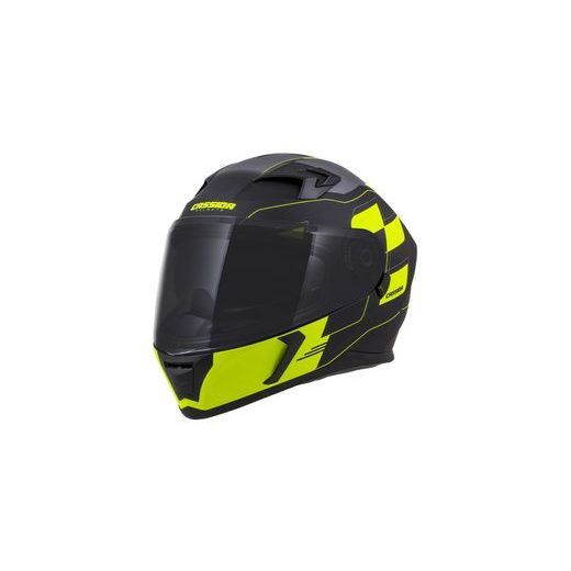 Full face helmet CASSIDA INTEGRAL 3.0 ROXOR yellow fluo matt/ white/ black/ grey XS