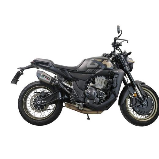 Slip-on exhaust GPR NEW GRAND PRIX EVO TITANIUM E5.Z.9.GPAN.TO Brushed Titanium including removable db killer and link pipe