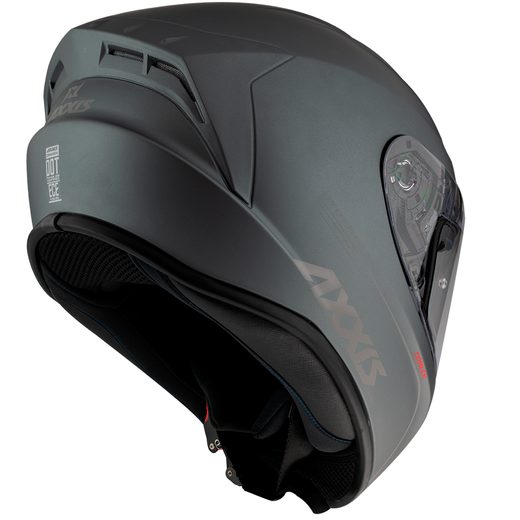 FULL FACE helmet AXXIS DRAKEN ABS solid grey matt XXL