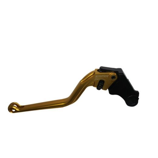 Clutch Lever ACCOSSATO fixed CNC-worked aluminium, gold