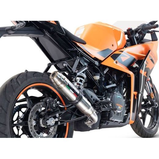 Slip-on exhaust GPR DEEPTONE INOX KT.209.3RACE.DE Brushed Stainless steel including link pipe