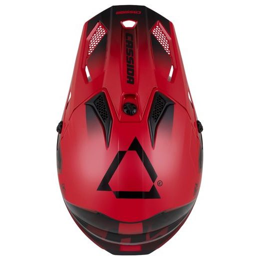 Motocross Helmet CASSIDA CROSS CUP 2 NAPA JUNIOR pearl red/maroon/black XL