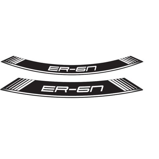 Rim strip PUIG ER6 9311B weiß set of 8 rim strips