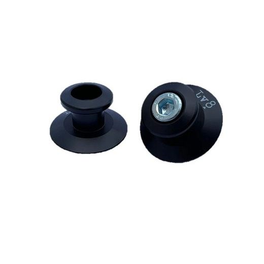 Aluminium bobbins LV8 DIAVOL E201/10100N M10x1,50 schwarz