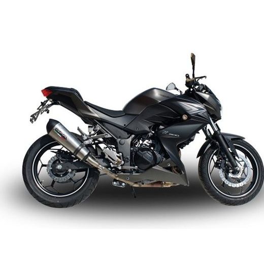 Slip-on exhaust GPR NEW GRAND PRIX EVO TITANIUM K.156.GPAN.TO Brushed Titanium including link pipe