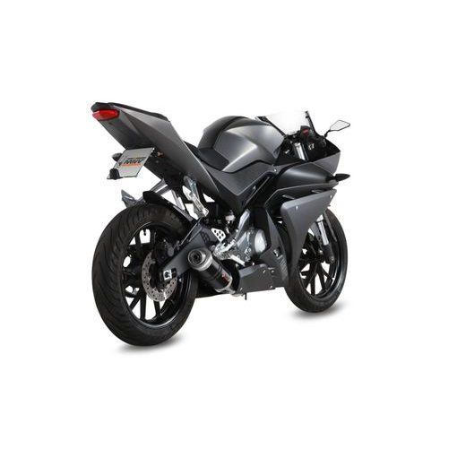 Auspuff komplett 1x1 MIVV GP Y.047.LXB steel black d105