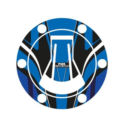 Fuel cap cover PUIG RADIKAL 20614A blau
