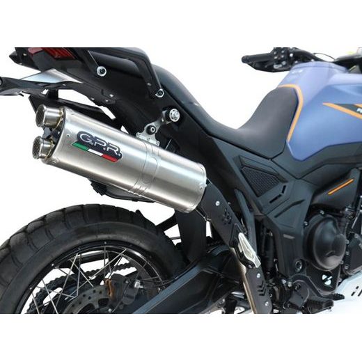 Slip-on exhaust GPR DUAL INOX Z.19.RACEDB.DUAL.IO Brushed Stainless steel including link pipe and removable dbkiller