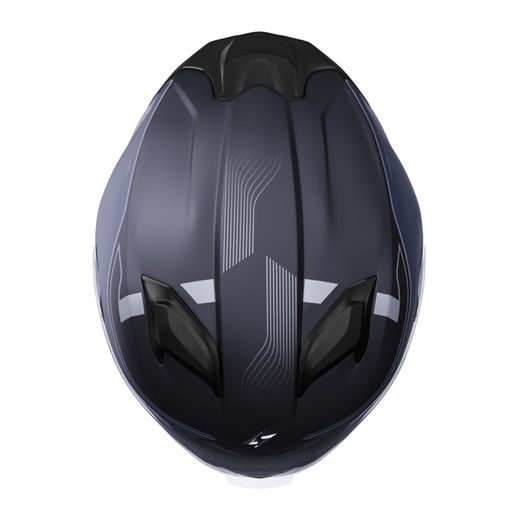 Full face helmet STORMER ZS-1001 TAKEN grey, silver, metal matt S