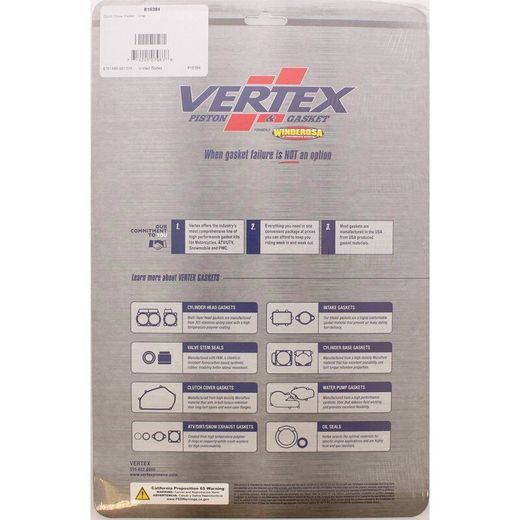 Clutch cover gasket WINDEROSA CCG 816384 inner side