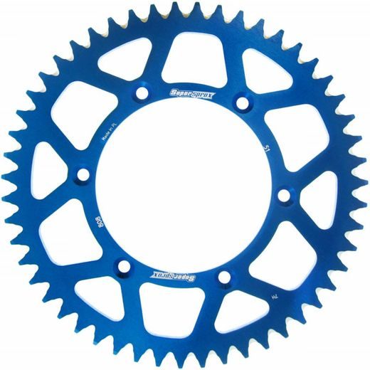 Aluminium-Ketten Rad SUPERSPROX RAL-808:51-BLU blau 51T, 520