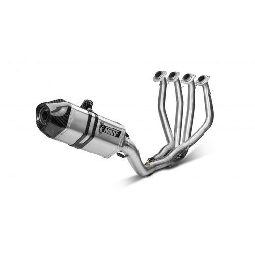 Auspuff komplett 4x2x1 MIVV SPEED EDGE X.KA.0001.SRX Stainless Steel / Carbon cap