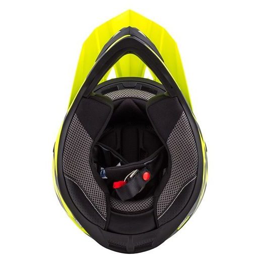 Motocross Helmet CASSIDA CROSS CUP JUNIOR yellow fluo / black / grey