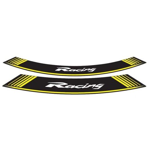 Rim strip PUIG RACING 5531G gelb set of 8 rim strips