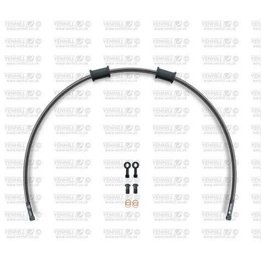 Bremsschläuche hinten Venhill POWERHOSEPLUS KAW-9005RB-CB (1 Schlauch im Satz) Carbon hoses, black fittings