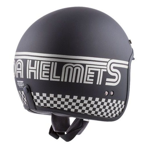 Jet helmet CASSIDA OXYGEN RONDO black matt / silver S