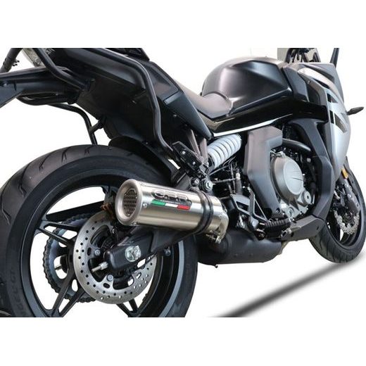 Slip-on exhaust GPR M3 TITANIUM NATURAL CF.7.1.M3.TN Brushed Titanium including removable db killer and link pipe