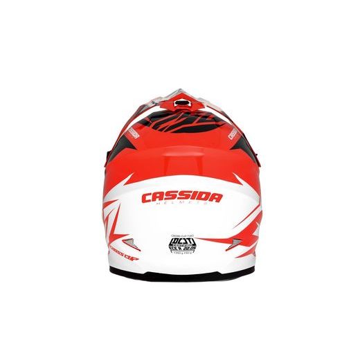 Motocross Helmet CASSIDA CROSS CUP TWO orange fluo/ white/ black/ grey 2XL