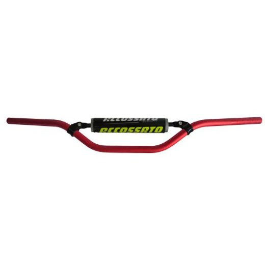 Lenker ACCOSSATO aluminium, 22 mm rot