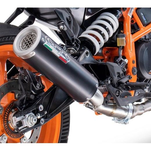 Slip-on exhaust GPR M3 HU.59.3.M3.BT Matte Black including removable db killer and link pipe