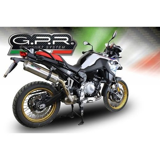Slip-on exhaust GPR SATINOX E5.BM.94.SAT Brushed Stainless steel including removable db killer and link pipe
