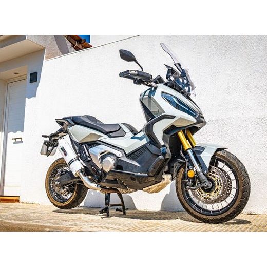 Slip-on exhaust GPR ALBUS EVO4 HON.269.1.ALBE5 White glossy including removable db killer and link pipe