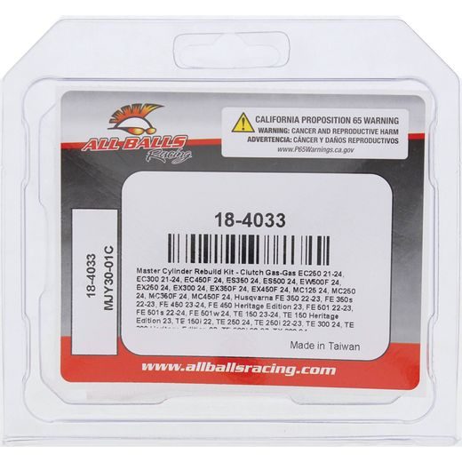 Master Cylinder Rebuild kit All Balls Racing MCR18-4033
