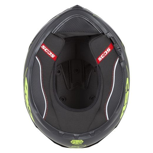 Full face helmet CASSIDA Integral GT 2.1 Flash matt black/ fluo yellow/ dark grey M