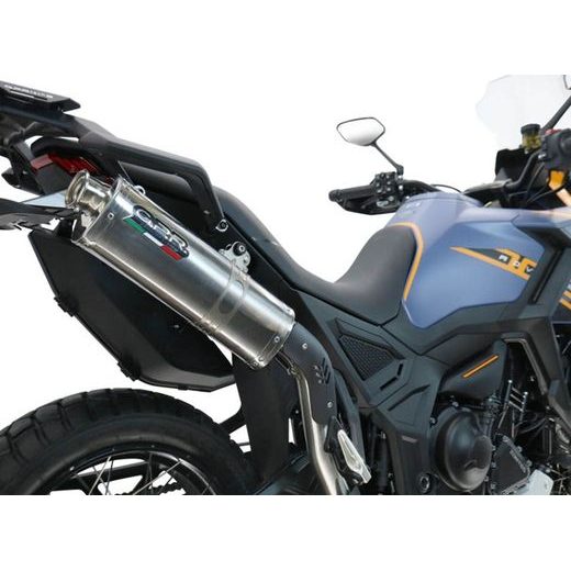 Slip-on exhaust GPR TRIOVAL Z.19.TRI Polished Stainless Steel including removable db killer and link pipe