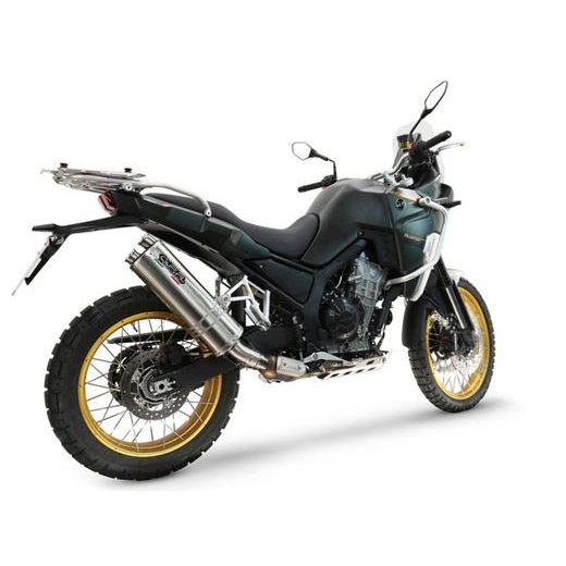 Slip-on exhaust GPR DUAL INOX KOV.2.DUAL.IO Matte Inox including link pipe and removable dbkiller