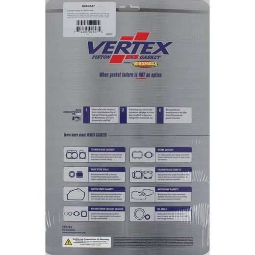 Satz Motordichtung kpl. WINDEROSA CGK 8080047 without seals