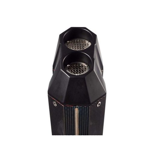 Slip-on exhaust GPR SONIC POPPY E5.BM.107.1.SOPO Brushed Stainless steel including removable db killer and link pipe