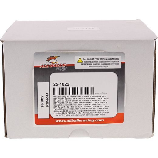 Wheel Bearing kit All Balls Racing WB25-1822