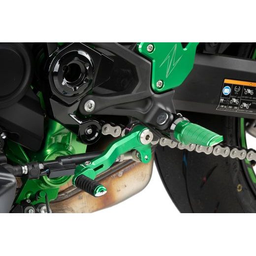 Gear shift pedal PUIG 22125N schwarz adjustable