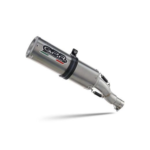 Slip-on exhaust GPR M3 S.192.GT.M3.TN Brushed Titanium including removable db killer and link pipe