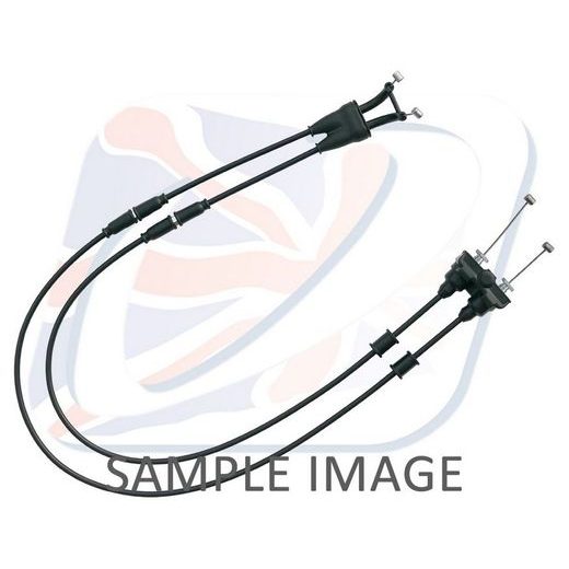 Throttle cables (pair) Venhill Y01-4-065-BL featherlight blau