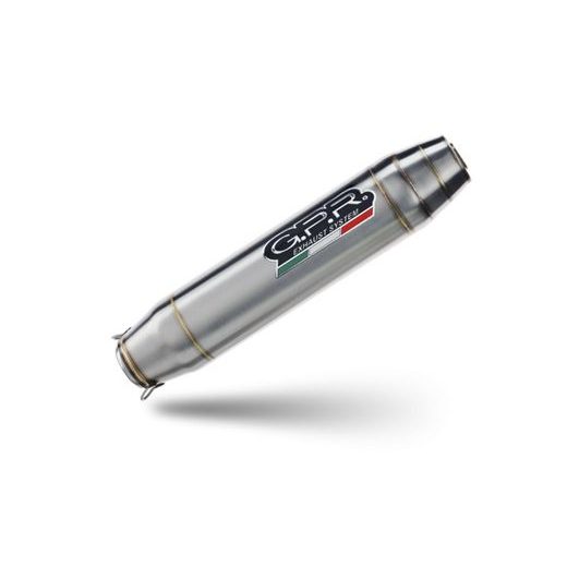 Auspuff komplett GPR DEEPTONE E5.CO.H.261.1.CAT.DE Brushed Stainless steel including removable db killer and catalyst