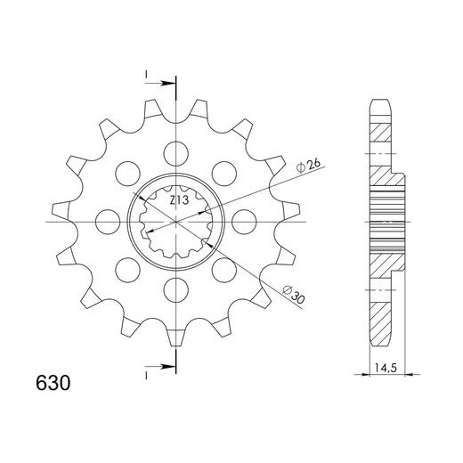 Ritzel SUPERSPROX CST-335:15 15T, 630