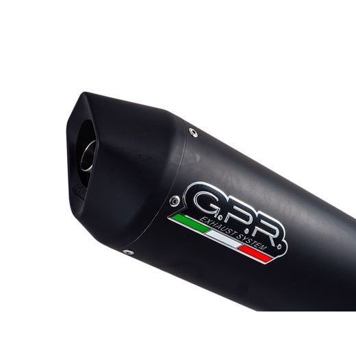 Slip-on exhaust GPR FURORE K.108.FUNE Matte Black including removable db killer, link pipe and catalyst
