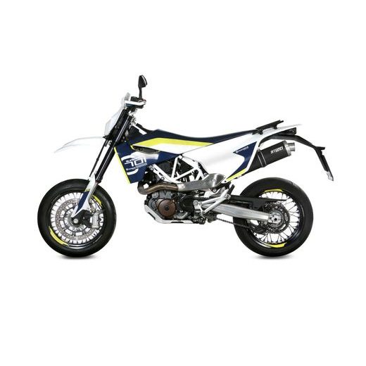 Auspuffendstück STORM OVAL HU.001.LX1B Steel black